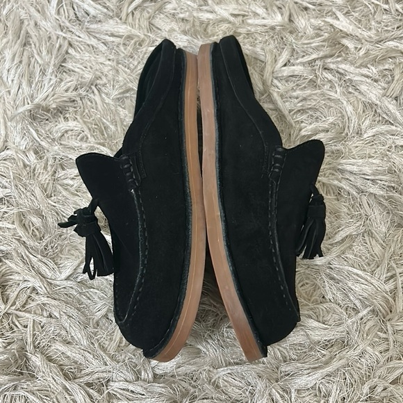 Jeffrey Campbell Wrkathome Tassel Slip-On Mules In Black Suede size 6 - Picture 7 of 12